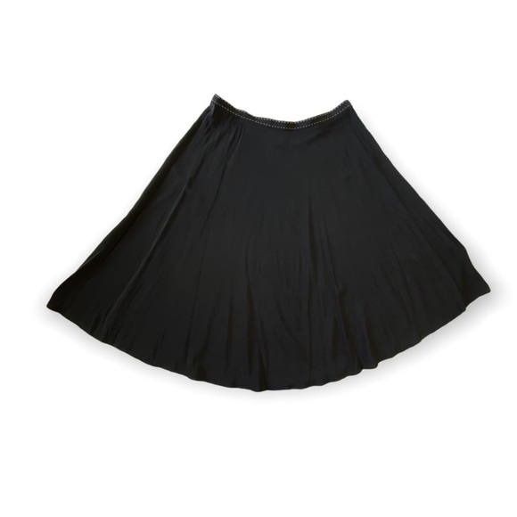 Philosophy de Alberta Ferretti Black Silk Skirt, Size 8 - Picture 12 of 12
